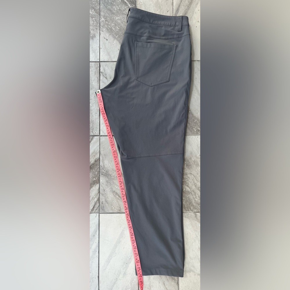 Lululemon ABC Pants 38x29 Gray 5 Pocket Stretch Casual - Picture 5 of 6